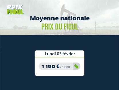 Prix du fioul cette semaine du 03 février 2025