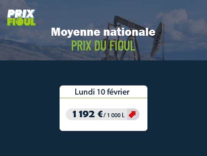 Prix du fioul cette semaine du 10 février 2025